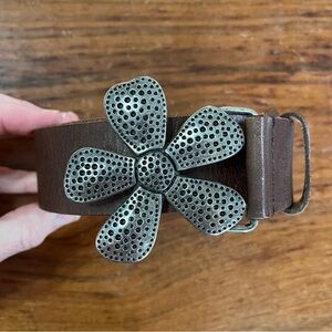 Silpada Designs Brown Leather Belt L